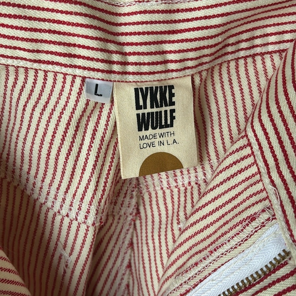 Lykke Wulf Red and White Striped Garment